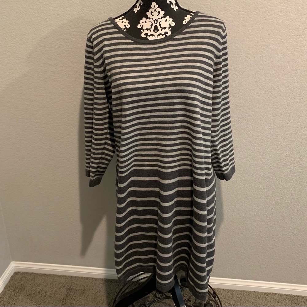 Banana Republic striped sweater dress